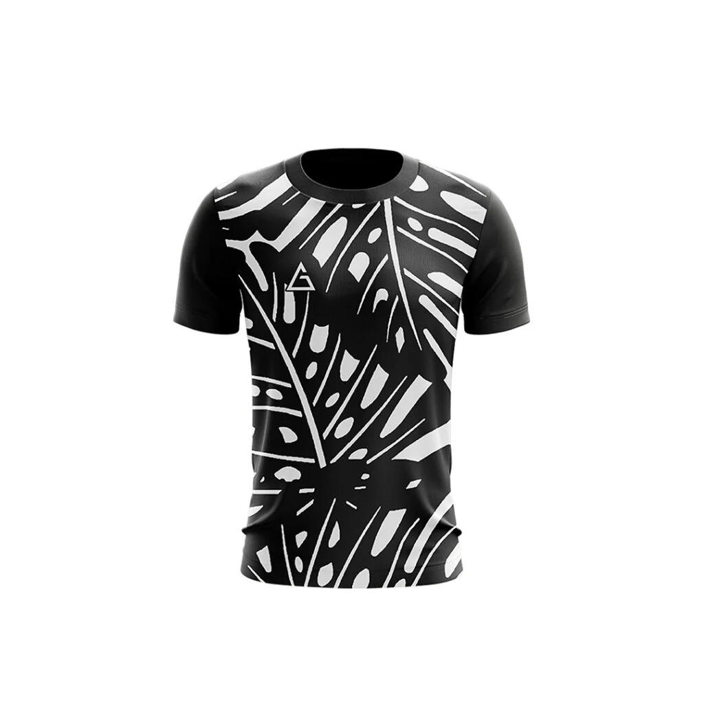 full custom football jersey black and white design