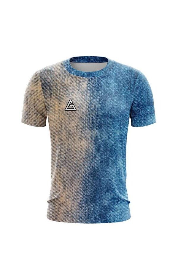 custom design football jersey premium multi color front view