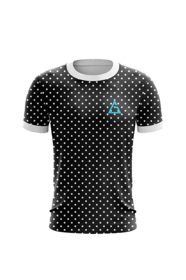 elite custom football jersey with personalised name and number front view
