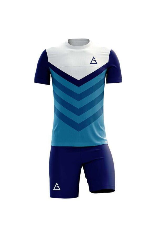 premium custom football jersey with shorts team kit