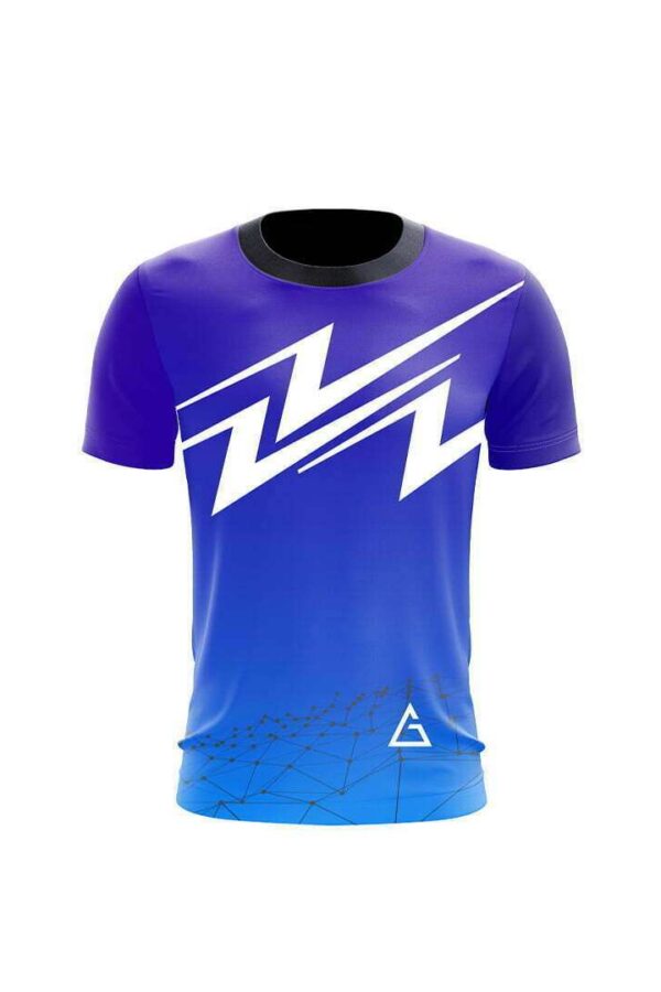 Velocity Pro custom football jersey front view in navy design
