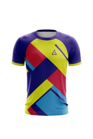 half sleeve custom football jersey front view