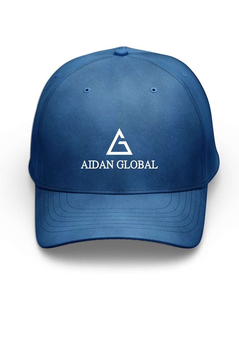 Customizeble blue colour cap in online