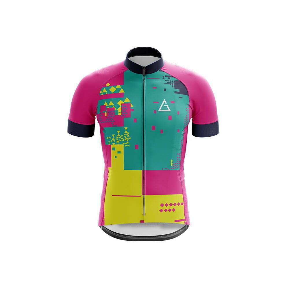 In this road cycling jerseys are a very rare design in the world. The cycling jersey's main features is Japanese imported YKK full zipper, half sleeves,
