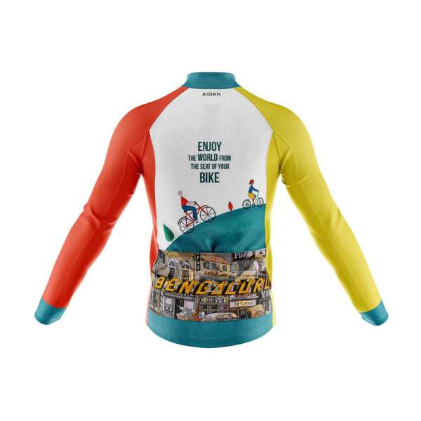 full sleeve best custom cycle jerseys in online - Bengaluru City Doodle Design