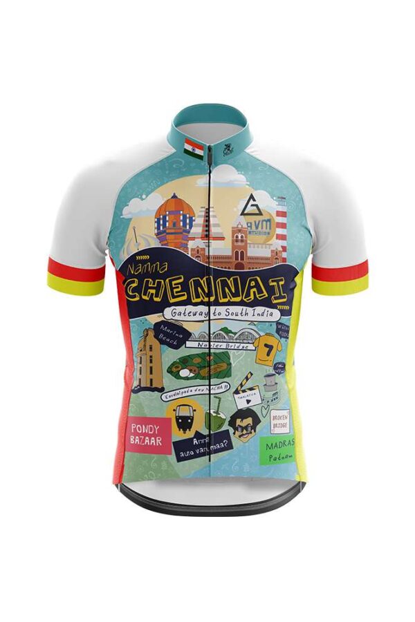 Custom Made Cycling Jersey Doodle - Chennai