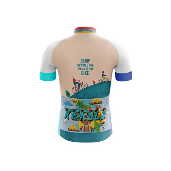 kerala cycling jersey with full customizable - Kerala Doodle dessign 2023