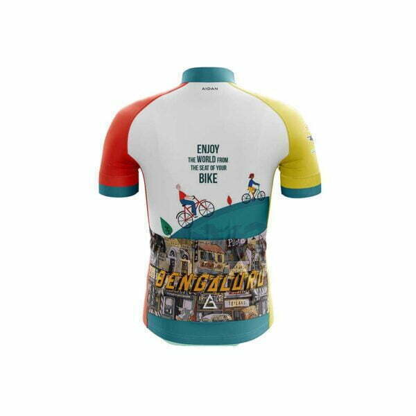 customised cycling jerseys - bangalore city doodle best design