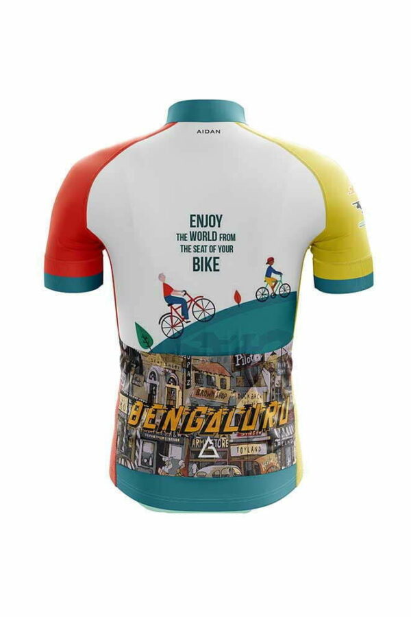Bengaluru city, india cyclist jersey - Doodle Design with free customization