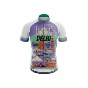 Delhi cycling doodle jersey exclusive design