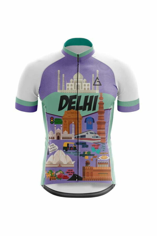 Delhi cycling doodle jersey exclusive design