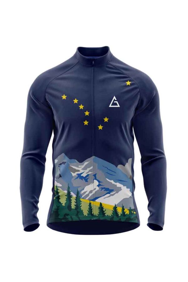 full sleeve winter cycling jersey with free customization