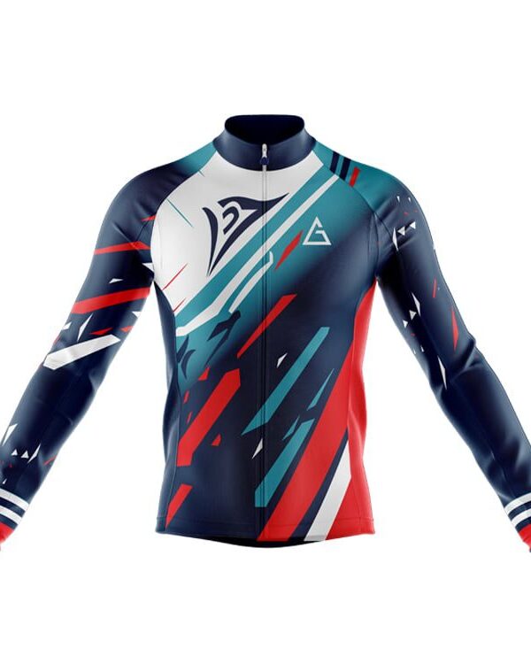 Custom long sleeve cycling jersey