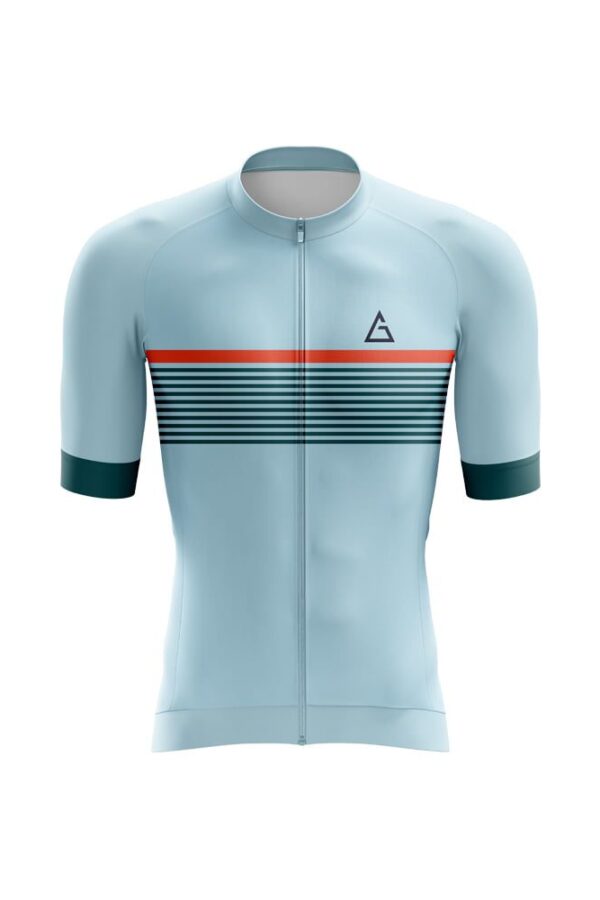cycling jersey race fit with powerband front view