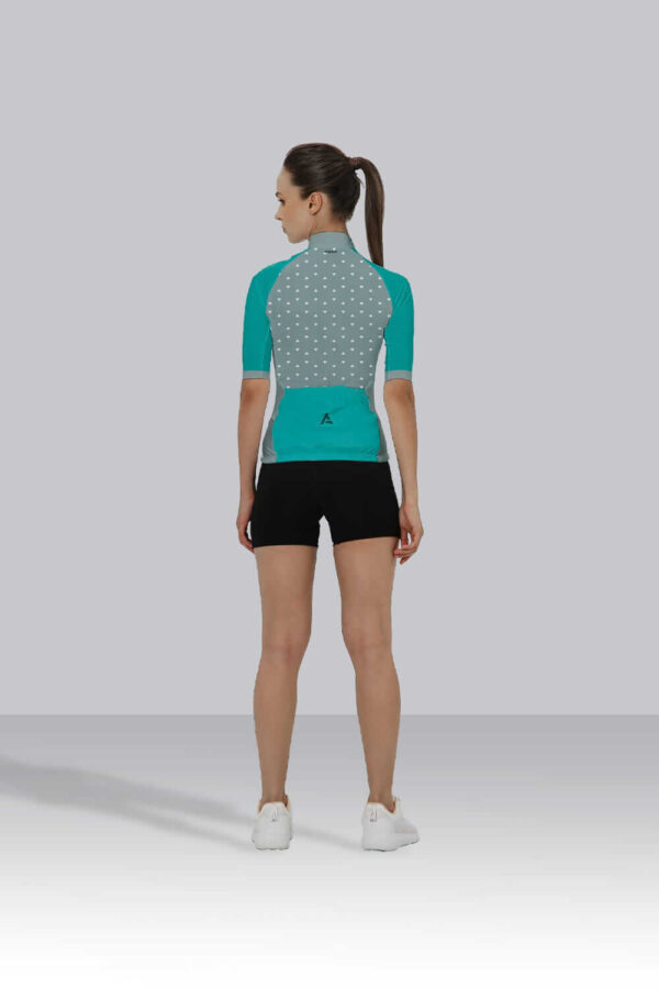 Branded Cycling Jersey Race Fit - Pistachio Dream - Image 3