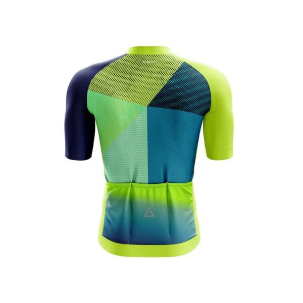 Youth Cycling Jersey Race Fit - Azure Oasis - Image 2