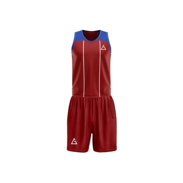 Our latest launch includes a vibrant red basketball kit. Elevate your game with style and performance.