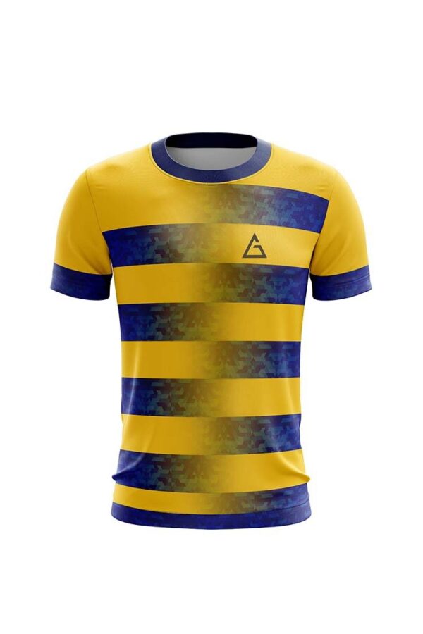 EliteStrike Pro best custom soccer jersey front view performance design
