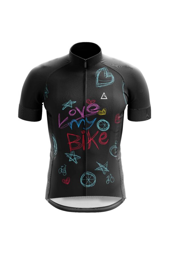 full sublimated cycling jersey normal fit india front view