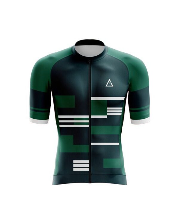 Premium cycling jersey race fit with power band grip