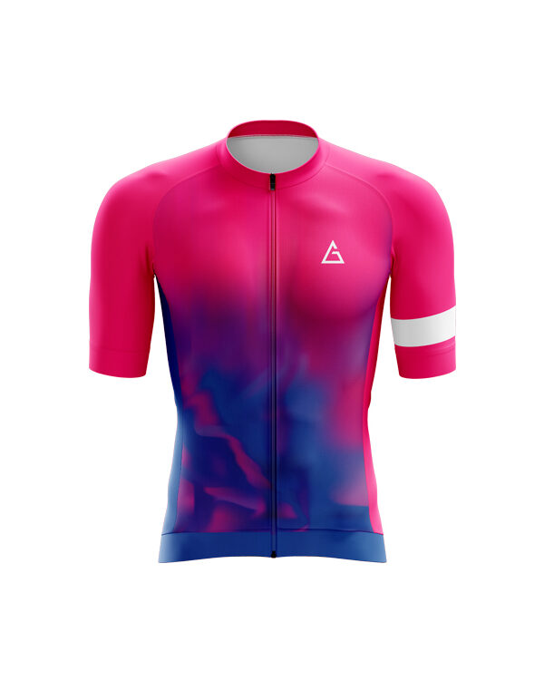 custom race fit cycling jersey full sublimation breathable fabric