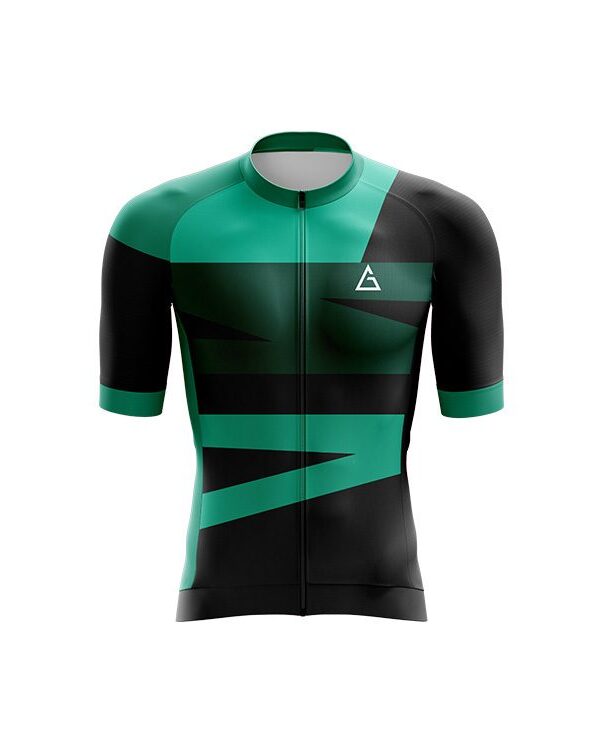 Race fit cycling jersey with power band – sublimated design