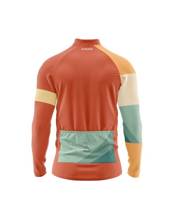 Full Sleeve Winter Cycling Jersey - Alabaster
