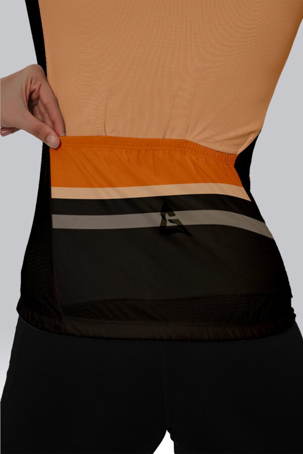 Sublimated Cycling Jersey Race Fit - Rich Sable - Image 2