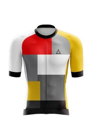 Ivory Blaze race fit cycling clothing front view with aerodynamic fit