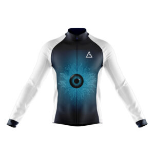 Full Sleeve RaceFit Cycling Jersey - Cyber Blue