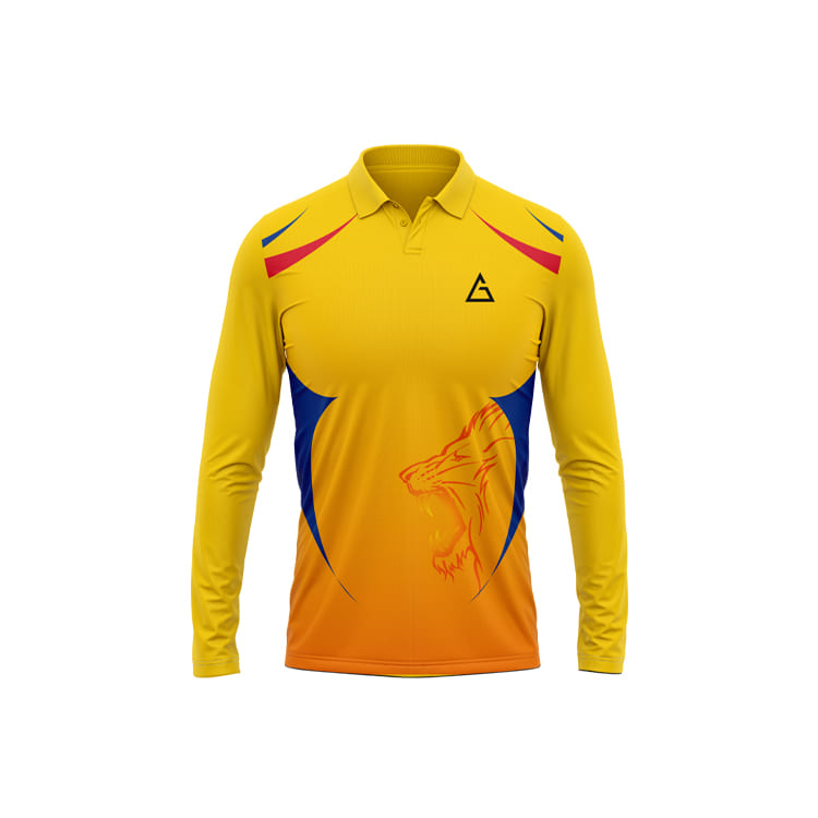 Custom Cricket jersey - CSK Model