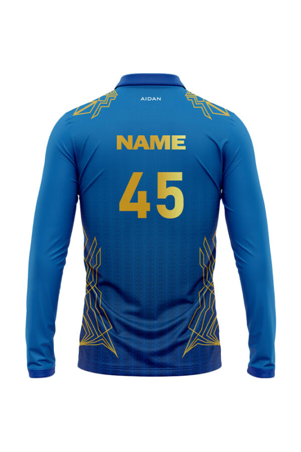 Mumbai Indians Cricket Jersey Design - Customizable