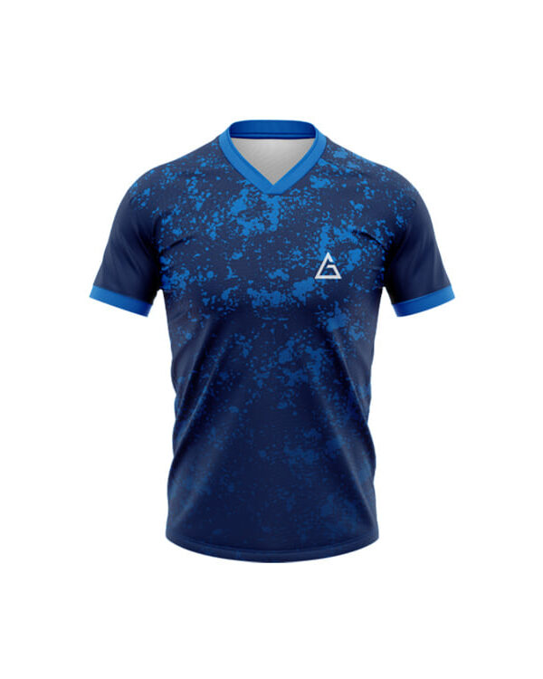 custom football jersey cobalt crusader design