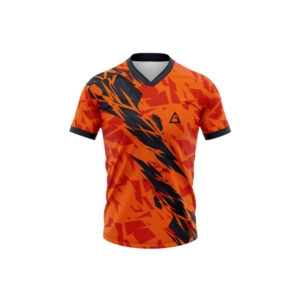 Custom Soccer Jersey - Orange Fury Surge