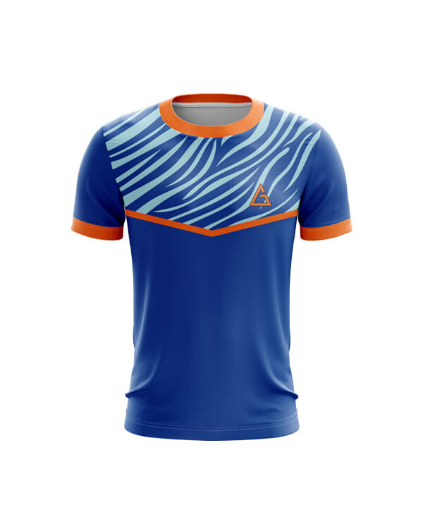 sublimated football jersey design tiger skyline fusion