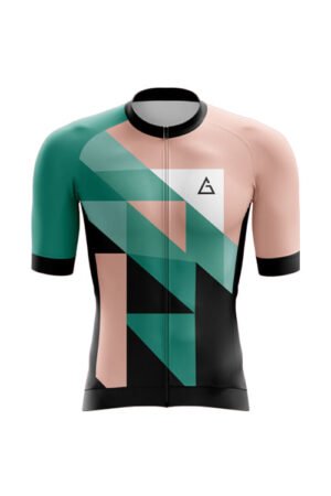 race fit cycling jersey frosty cream front view