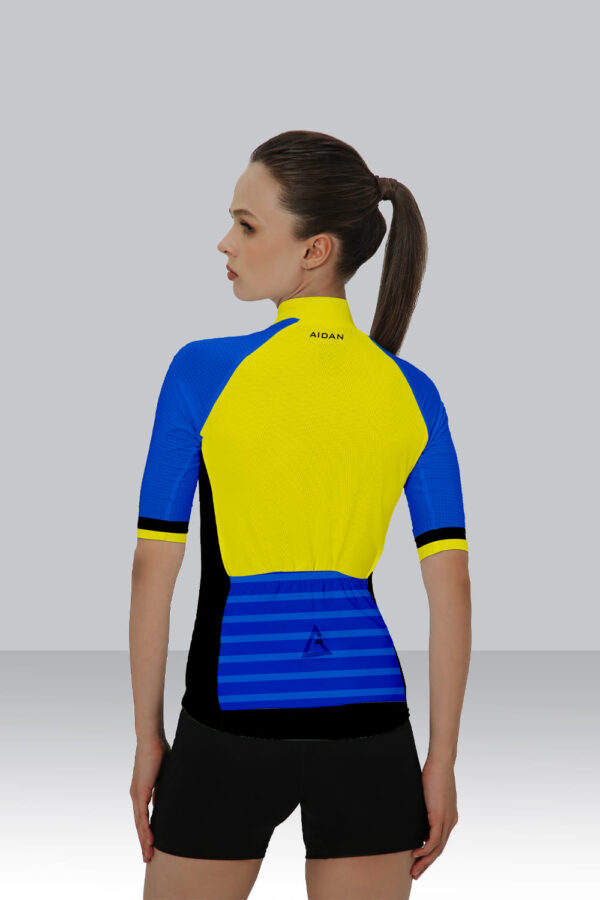 Best Road Cycling Jersey Race Fit - Indigo Sunbeam - Image 2