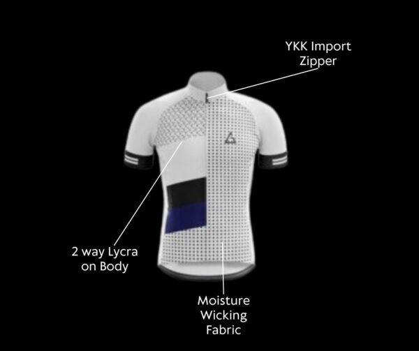 normal fit cycling jersey