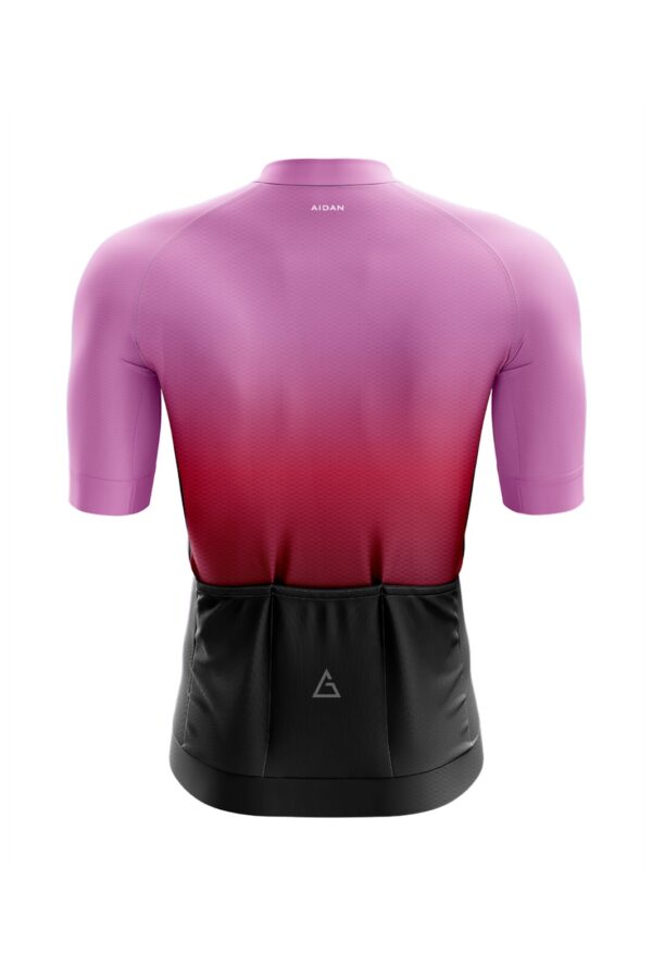 Custom Cycling Apparel Race Fit - Rosy Dawn (BACK)