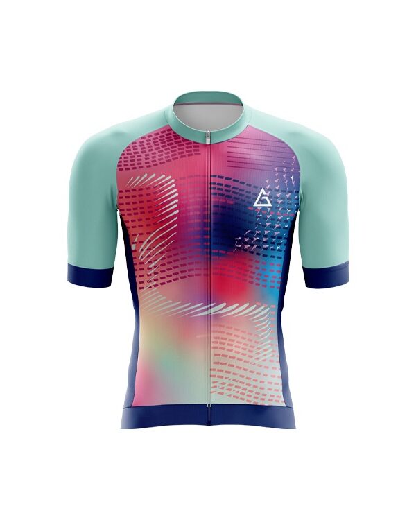 race fit cycling jersey prism pulse pro front view