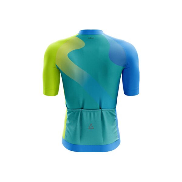 Cycling Jersey Race Fit - Minty Ocean