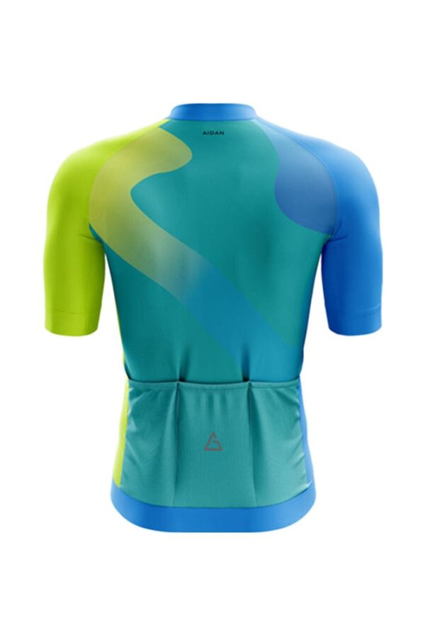 Cycling Jersey Race Fit - Minty Ocean