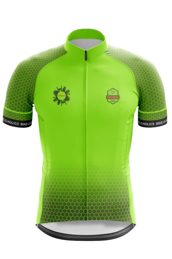 club fit half sleeve cycling jersey bike o holics