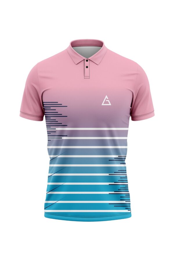 Sublimation Cricket T Shirt Blush Sky