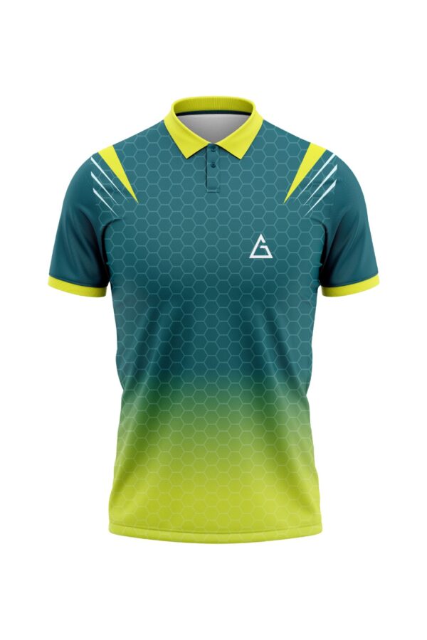 Premium Cricket Jersey Electric Dusk front view
