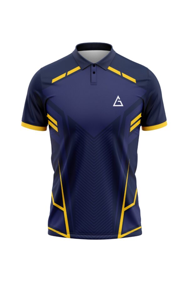Custom Cricket Jersey Navy Striker – Front View