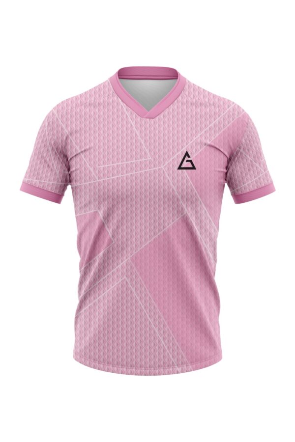 Football Jersey Design Online, Pink Panther football jersey front view – lightweight breathable fabric