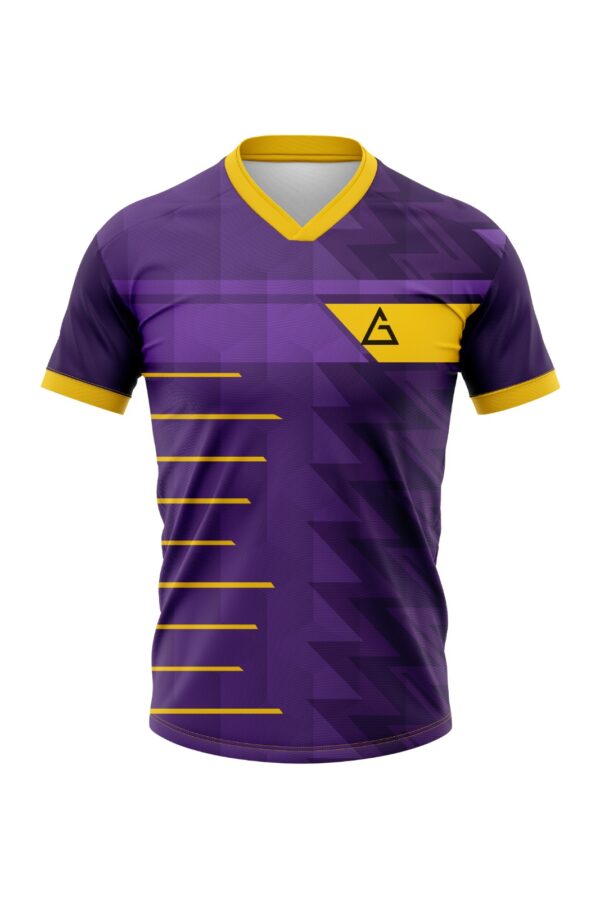 personalised football jersey royal blitz purple design