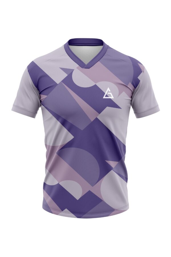 custom purple football uniform with name and number