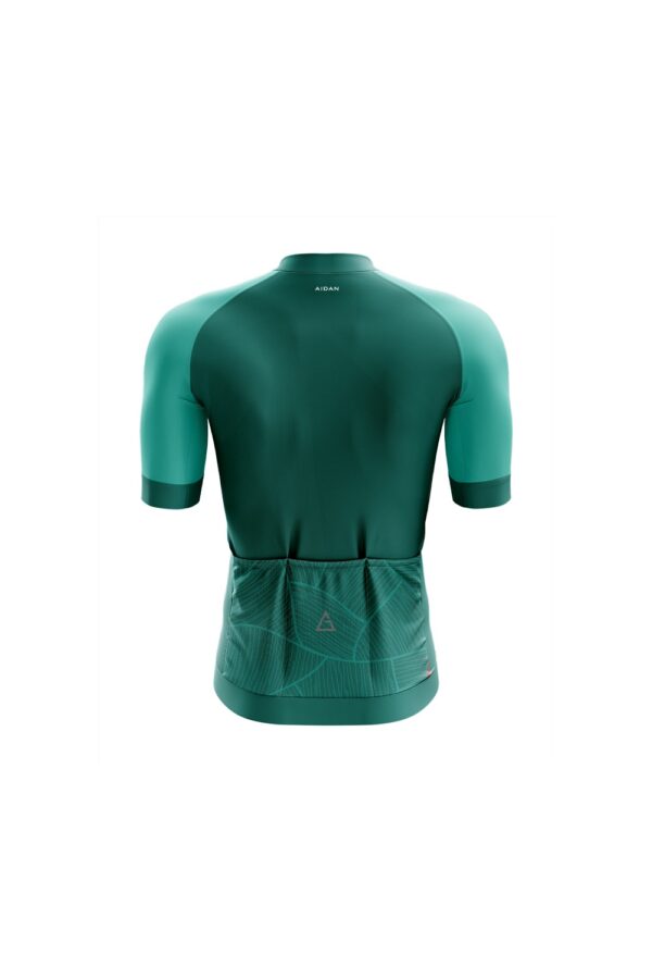 Personalised Cycling Jersey - Green Surge - Image 2